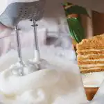 Een delicate crème met ijssmaak voor "Napoleon": zonder room en